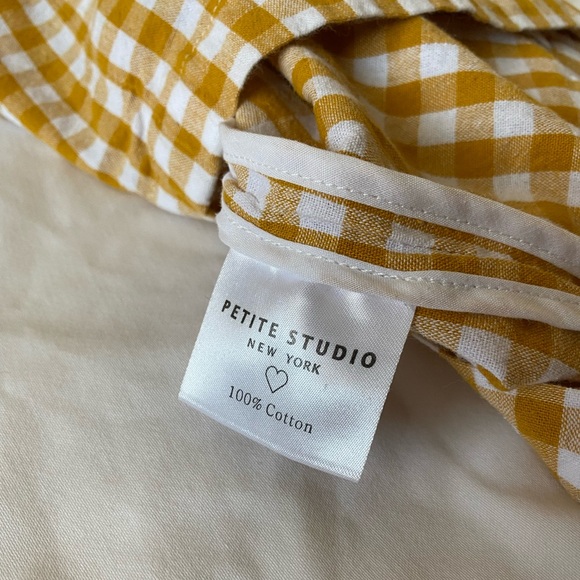 Petite Studio NYC Yellow Gingham Dress - Picture 13 of 14